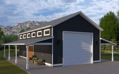 Barn House Plan #2802-00330 Elevation Photo