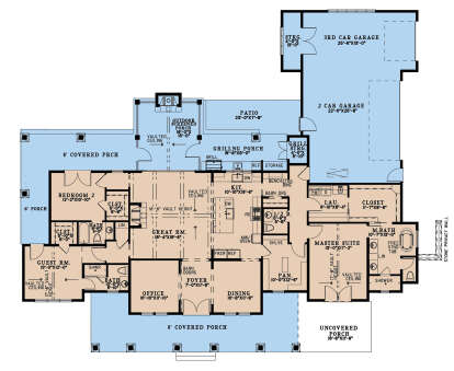 Main Floor  for House Plan #8318-00401
