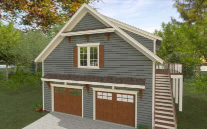 Modern Farmhouse House Plan #6316-00014 Elevation Photo