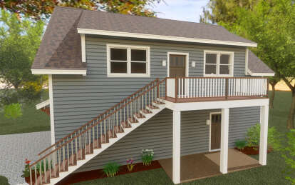 Modern Farmhouse House Plan #6316-00014 Elevation Photo