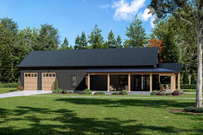 Barn House Plan #041-00376 Elevation Photo
