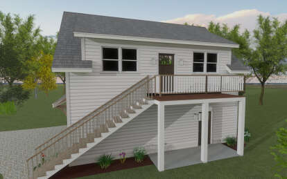 Modern Farmhouse House Plan #6316-00015 Elevation Photo