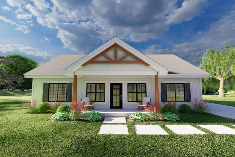 House Plan House Plan #32150 Front Elevation 