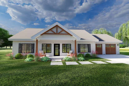 Modern Farmhouse House Plan #2699-00041 Elevation Photo