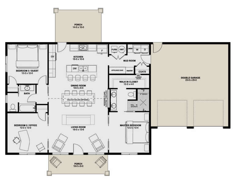 House Plan House Plan #32151 Drawing 1