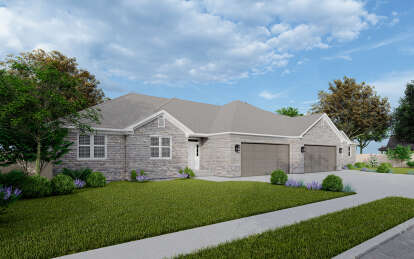 Traditional House Plan #2802-00332 Elevation Photo