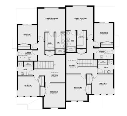 Second Floor for House Plan #8937-00105