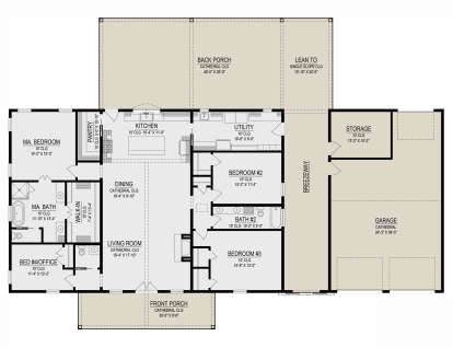Main Floor  for House Plan #2473-00006