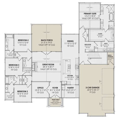 Main Floor  for House Plan #7983-00126
