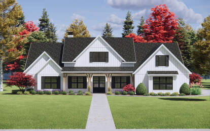 Modern Farmhouse House Plan #7983-00128 Elevation Photo