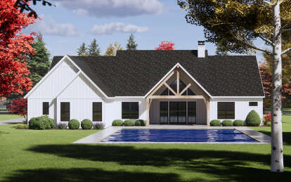 Modern Farmhouse House Plan #7983-00128 Elevation Photo