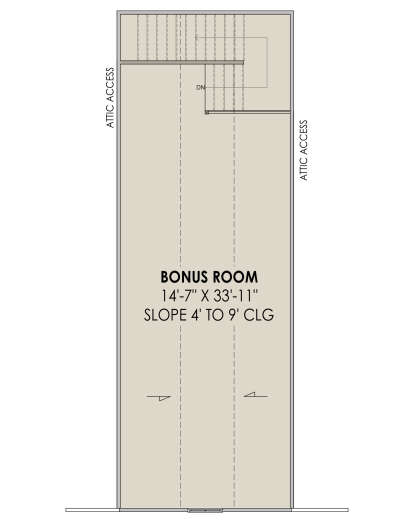 Bonus Room for House Plan #7983-00128