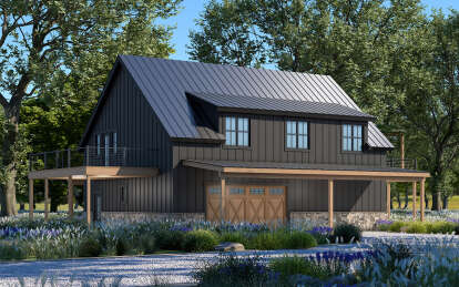 Modern Farmhouse House Plan #402-01838 Elevation Photo