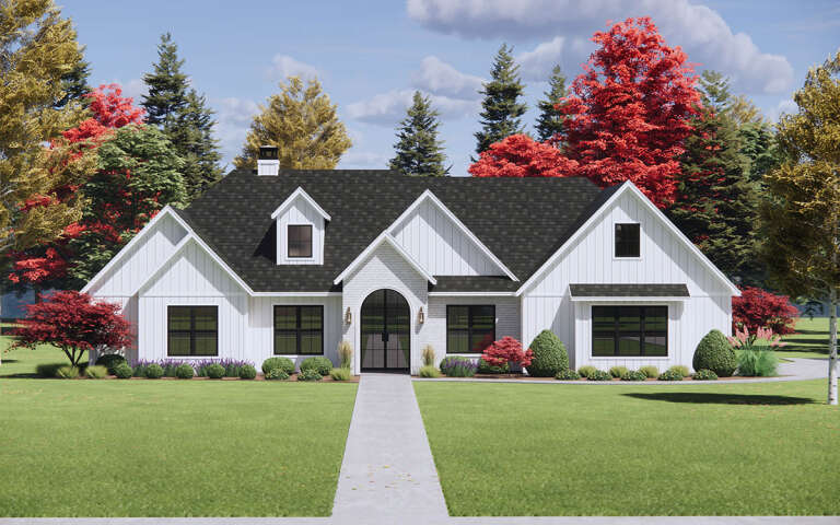 House Plan House Plan #32161 Front Elevation 