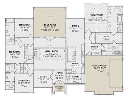 Main Floor  for House Plan #7983-00129