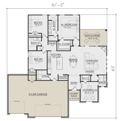 Main Floor  for House Plan #7071-00037