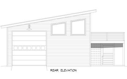 Coastal House Plan #940-01214 Elevation Photo