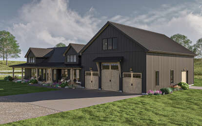 Barn House Plan #963-01085 Elevation Photo