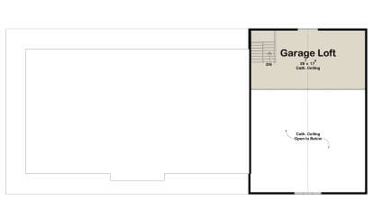 Garage Loft for House Plan #963-01085