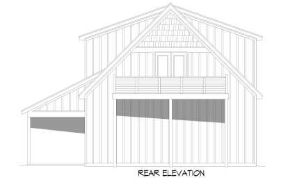 Barn House Plan #940-01215 Elevation Photo