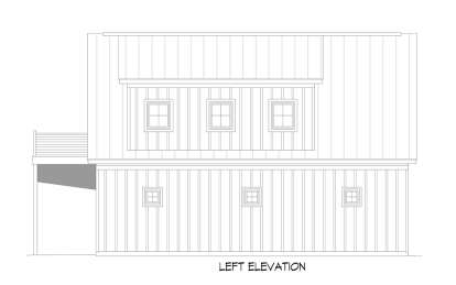 Barn House Plan #940-01215 Elevation Photo