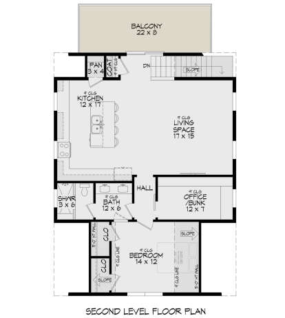 Second Floor for House Plan #940-01215