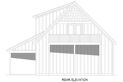Barn House Plan #940-01216 Elevation Photo