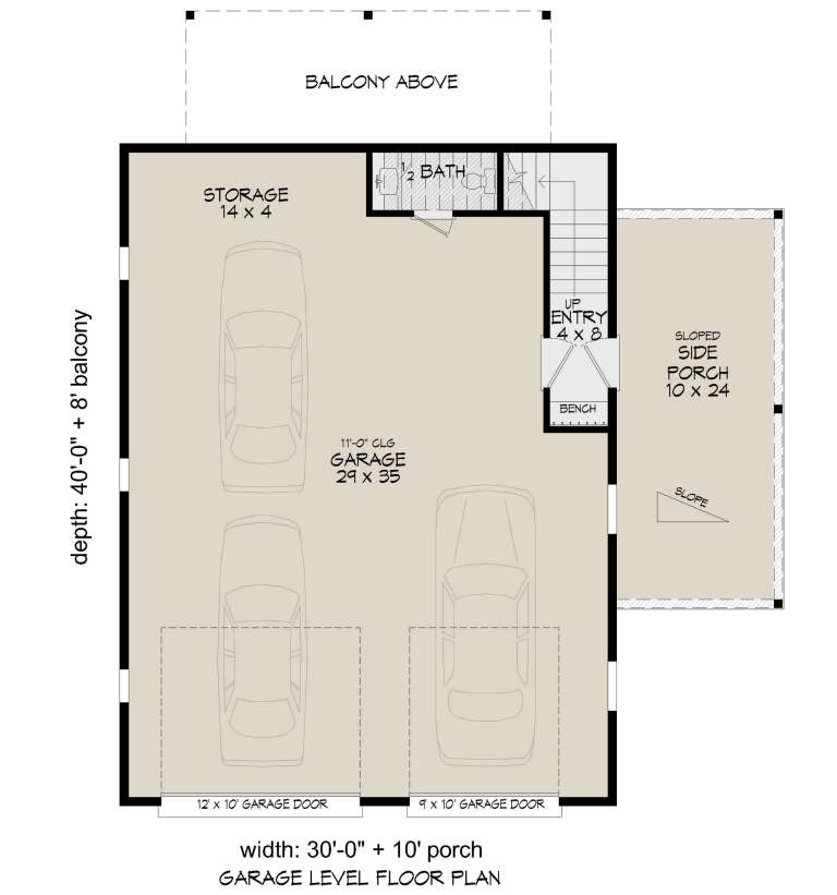 House Plan House Plan #32166 Drawing 1