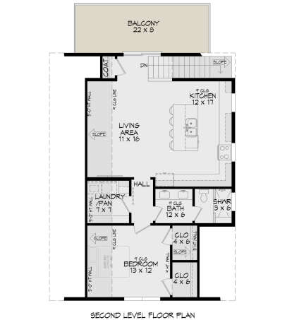 Second Floor for House Plan #940-01216