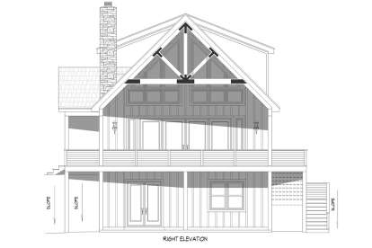 Modern Farmhouse House Plan #940-01218 Elevation Photo