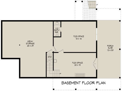 Basement for House Plan #940-01218