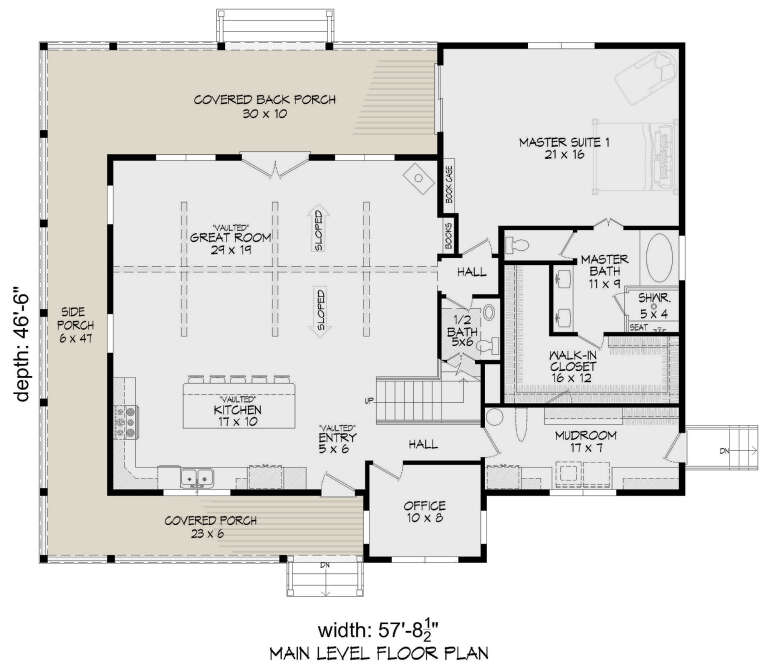 House Plan House Plan #32169 Drawing 1