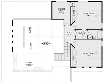 Second Floor for House Plan #940-01219