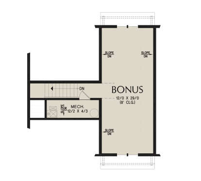 Bonus Room for House Plan #2559-01062