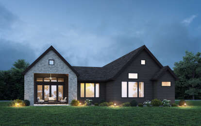 Modern House Plan #2559-01064 Elevation Photo