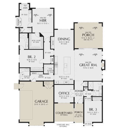 Main Floor  for House Plan #2559-01064