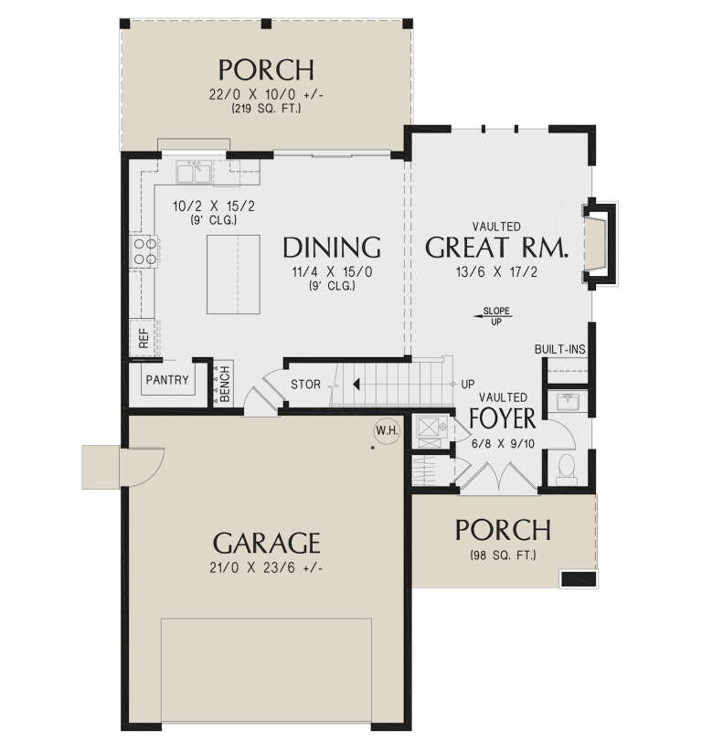 House Plan House Plan #32177 Drawing 1