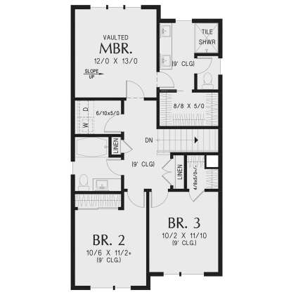 Second Floor for House Plan #2559-01066