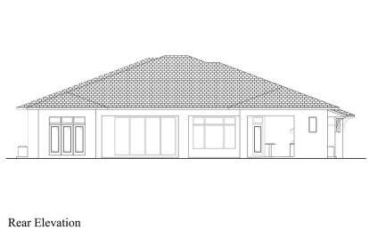 Contemporary House Plan #207-00154 Elevation Photo