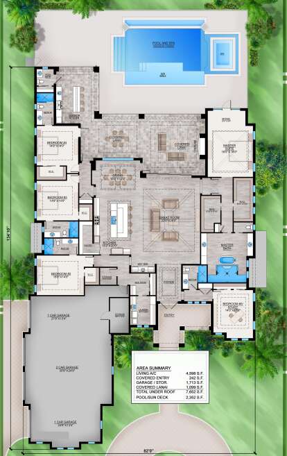 Main Floor  for House Plan #207-00154