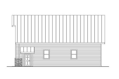 Barn House Plan #035-01110 Elevation Photo