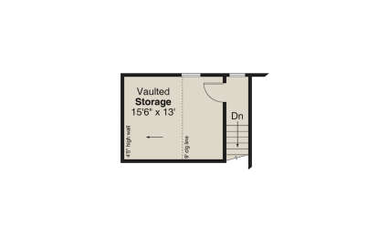 Storage Room for House Plan #035-01110