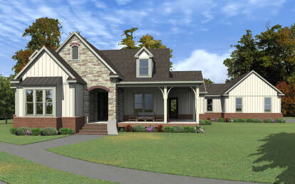 Craftsman House Plan #1070-00362 Elevation Photo