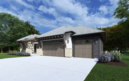 Craftsman House Plan #425-00056 Elevation Photo