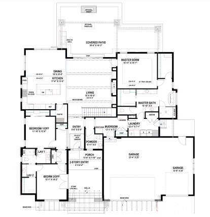 Main Floor  for House Plan #425-00056