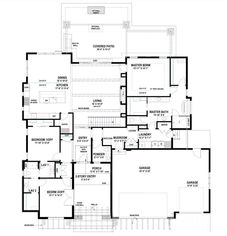 House Plan House Plan #32181 Drawing 1