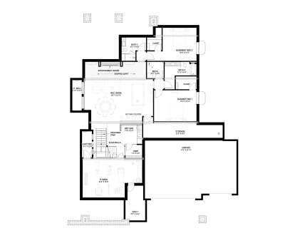 Basement for House Plan #425-00057