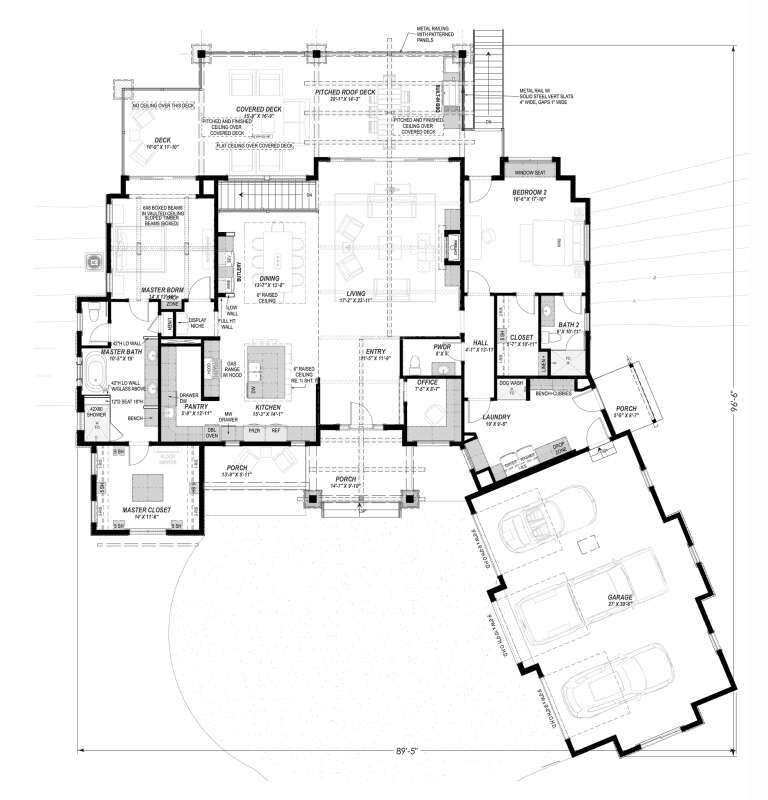 House Plan House Plan #32183 Drawing 1