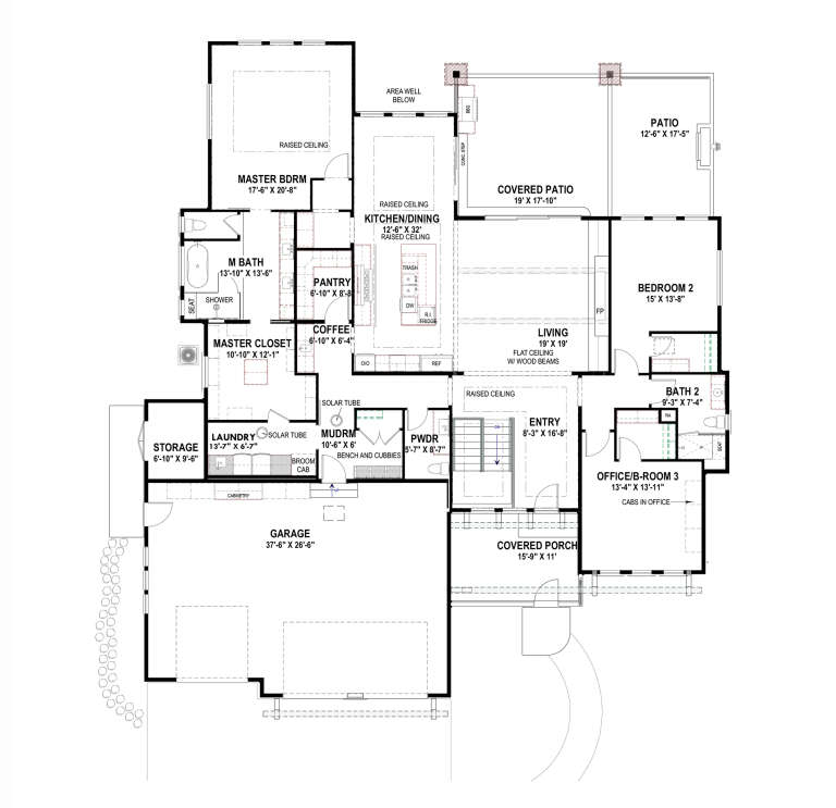 House Plan House Plan #32185 Drawing 1