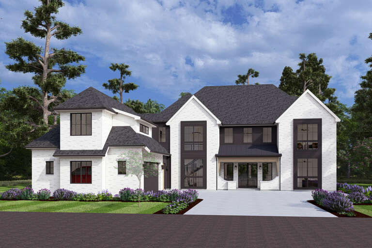 House Plan House Plan #32186 Angled Front Elevation